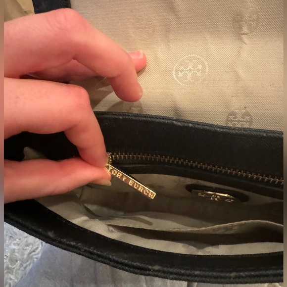 Tory Burch Black and Gold Crossbody - Picture 4 of 15